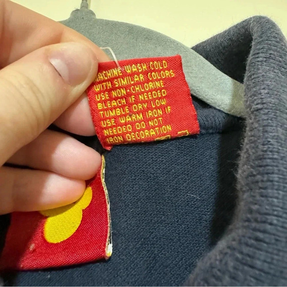 Women’s  Disney Brand Vintage 90’s Minnie Mouse Collared Navy Tank Top Size: M - Picture 7 of 15